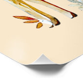 Moeder Herten en Fawn Perfect Poster (Hoek)