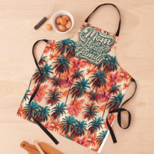 Moeder het hart van de familie Tropisch patroon