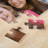 Moeder het hart van het gezin Multi foto Legpuzzel (Zijkant)