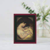 Moeder Holding Baby Briefkaart (Staand voorkant)