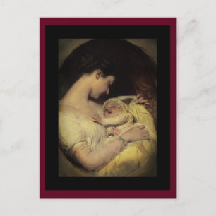 Moeder Holding Baby Briefkaart