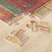 Moeder Holding Baby in de keuken Legpuzzel (Zijkant)