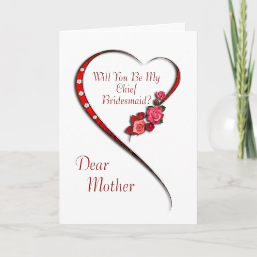 Moeder, hoofd van het zwembad Bridesmaid nodig (Voorkant)
