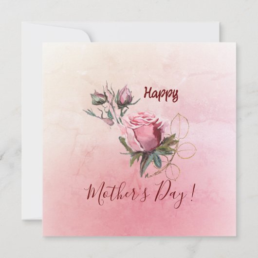 Moeder houdt een kinderplein vast feestdagenkaart (Achterkant)