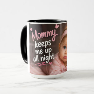 Moeder houdt me de hele nacht wakker mok