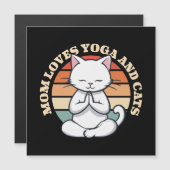 Moeder houdt van katten en yoga (Voorkant / Achterkant)
