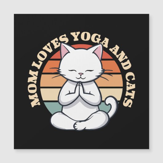 Moeder houdt van katten en yoga (Voorkant)