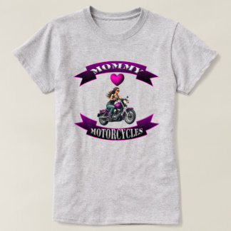 Moeder houdt van motorfietsen t-shirt