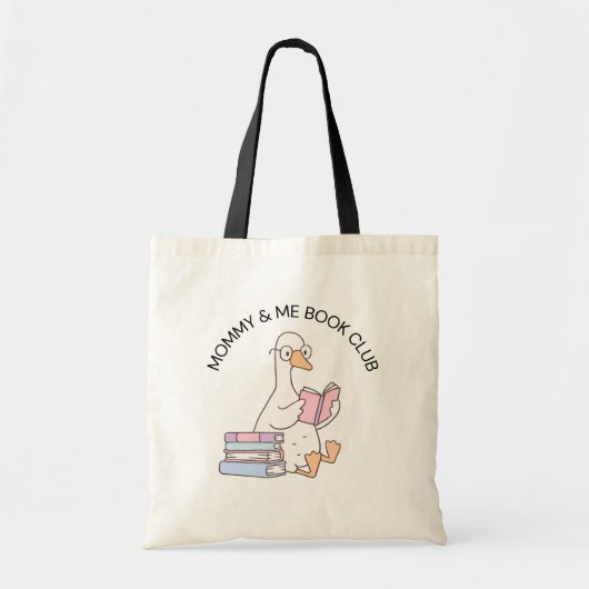 Moeder & Ik Boekenclub Tote Bag (Voorkant)