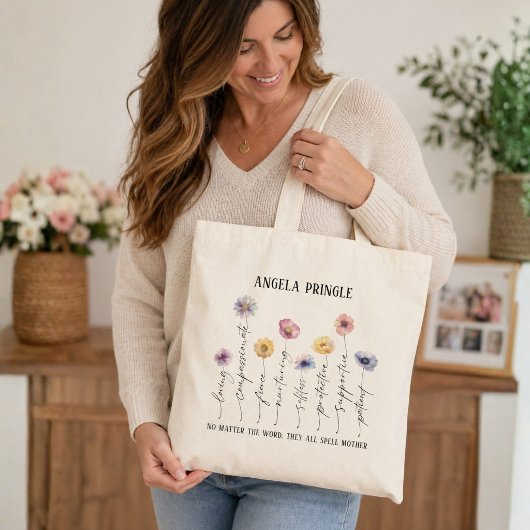Moeder in Bloei Boodschappentas Tote Bag