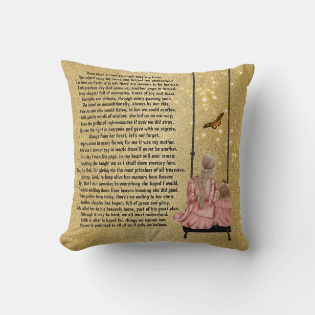 Moeder in de hemel die op zwingend gedicht fotogou kussen (Voorkant)