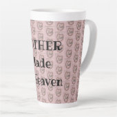 Moeder in de hemel latte mok (Rechterhoek)