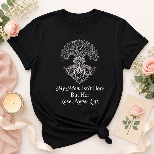 Moeder in de hemel Levensboom Moederdag-herdenking T-shirt