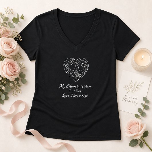 Moeder in de hemel Moeder-dochter Roos Moederdag T-shirt