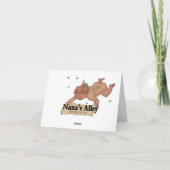 Moeder in de Kaart… Feestdagen Kaart (Achterkant)