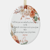 Moeder in de wet Gift Keramisch Ornament (Rechts)