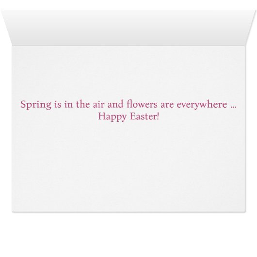 Moeder in de wet Happy Easter Tulip kaart (Binenzijde Horizontaal (Onderkant))