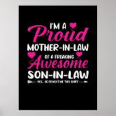 Moeder in de wet van Geweldige zoon in de wet Poster (Voorkant)