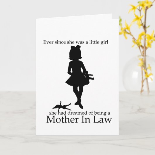 Moeder in de wet Verjaardag Kaart (Gele Bloem)