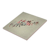 Moeder, in een woord tegeltje (Zijkant)