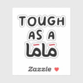 Moeder in het Arabisch, grappige Arabische citaten Sticker (Vel)
