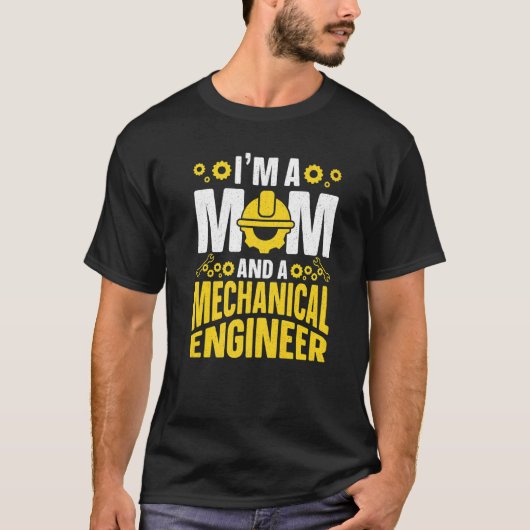 Moeder I'n moeder en machinist... T-shirt (Voorkant)