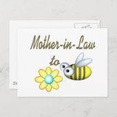 Moeder in rechte om te worden briefkaart (Voorkant / Achterkant)