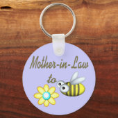 Moeder in rechte om te worden sleutelhanger (Voorkant)