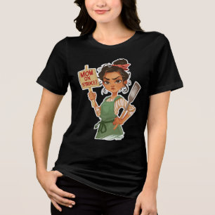 Moeder in staking Tri-Blend shirt