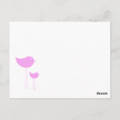 Moeder in verschillende talen briefkaart (Achterkant)