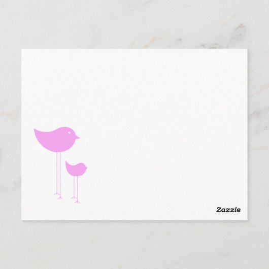 Moeder in verschillende talen briefkaart (Achterkant)