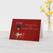 Moeder in Wet Happy Mothers Day Humor Kaart (Gele Bloem)