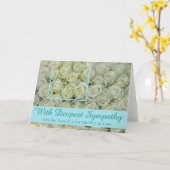 Moeder in wetsteverlies Roos sympathie Kaart (Gele Bloem)