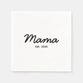 Moeder ingesteld jaar | Mama gepersonaliseerde dat Servet