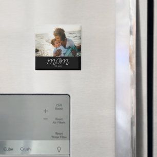 Moeder ingestelde foto Moederdag verjaardagscadeau Magneet