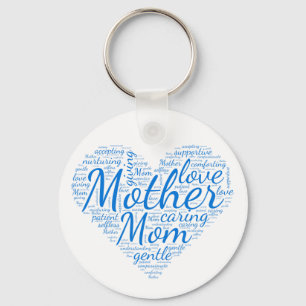 Moeder Inspirerend hardeswoorden Groot Sleutelhanger