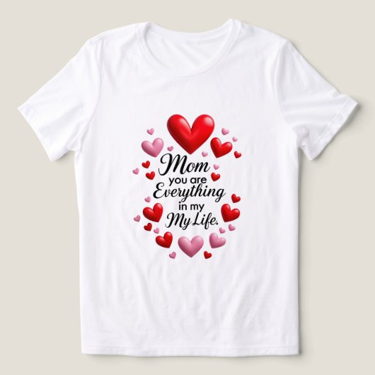 Moeder is alles Tri-Blend shirt (Design voorkant)