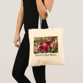 Moeder is de Baas Boodschappentassen Roze Lelie Bl Tote Bag (Voorkant (product))