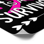 Moeder is een overlevende van borstkanker Bewustzi Poster (Hoek)