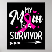 Moeder is een overlevende van borstkanker Bewustzi Poster (Voorkant)