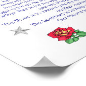 Moeder is eeuwig gedicht poster (Hoek)