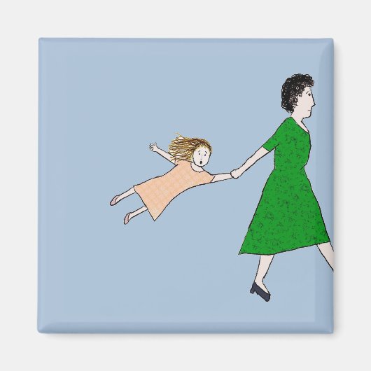 Moeder is in een Hurry Magnet (Voorkant)