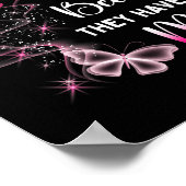 Moeder is mijn beschermengel in de Hemel Memorial  Poster (Hoek)