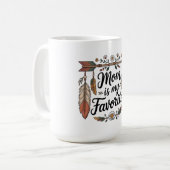Moeder is mijn favoriet koffiemok (Voorkant links)