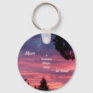 Moeder is Mysterie, Magie, Branie & Ziel – Inspire Sleutelhanger