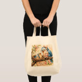Moeder is thuis boodschappentas tote bag (Voorkant (product))