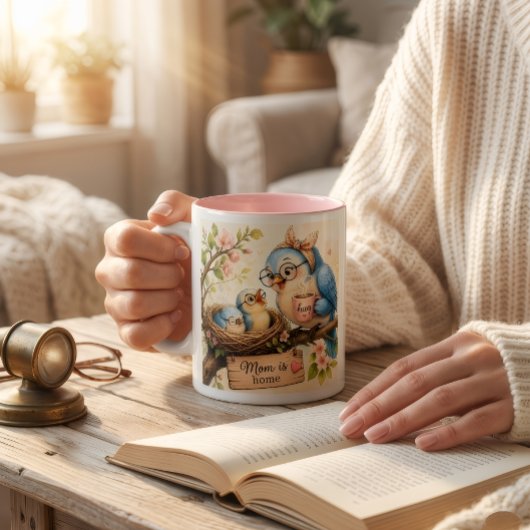 Moeder Is Thuis Vogel Mok Cute Cadeau voor Moeder