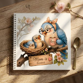 Moeder Is Thuis Vogel Spiraal Notebook Knus Cadeau Notitieboek