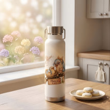 Moeder is thuis vogel waterfles Cadeau leuk