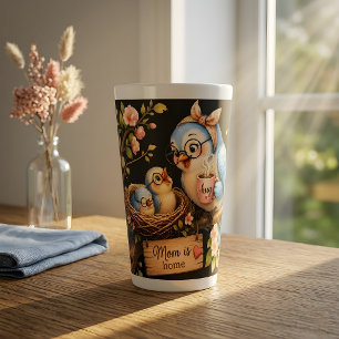 Moeder Is Thuis Zwarte Latte Mok Geschenk